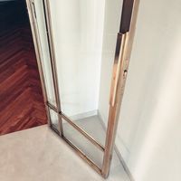 Messing deur detail
